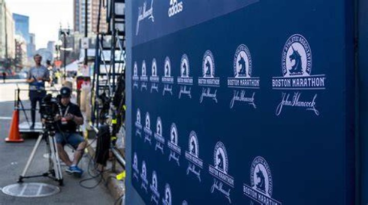 Boston Marathon Backdrop