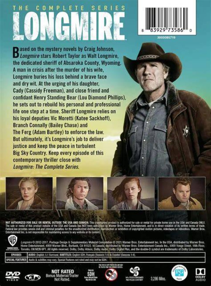 Longmire: The Complete Series DVD